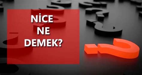 nice to have ne demek|NICE .